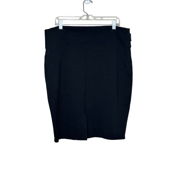 Hybrid & Company black pull on pencil skirt size 2X - Picture 2 of 9